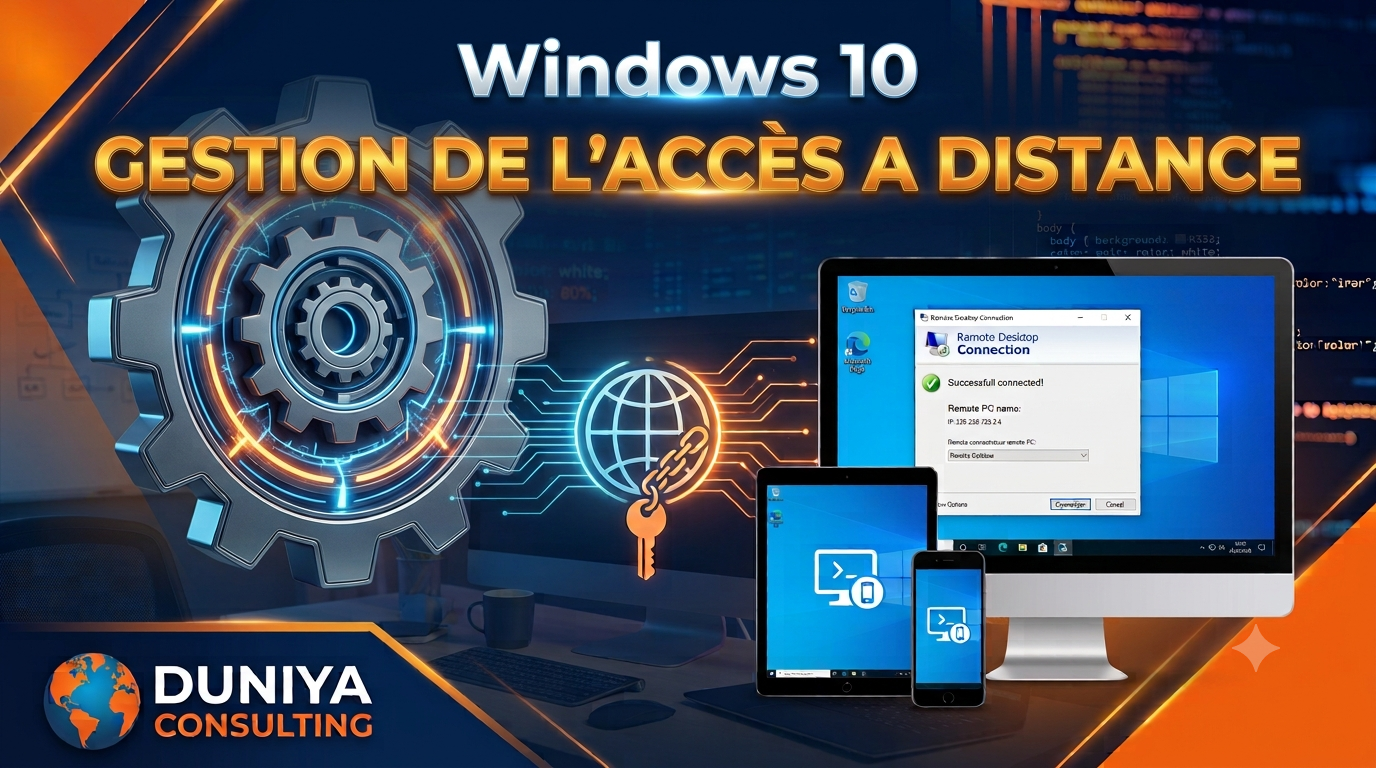 Windows 10 Gestion de l'accès a distance
