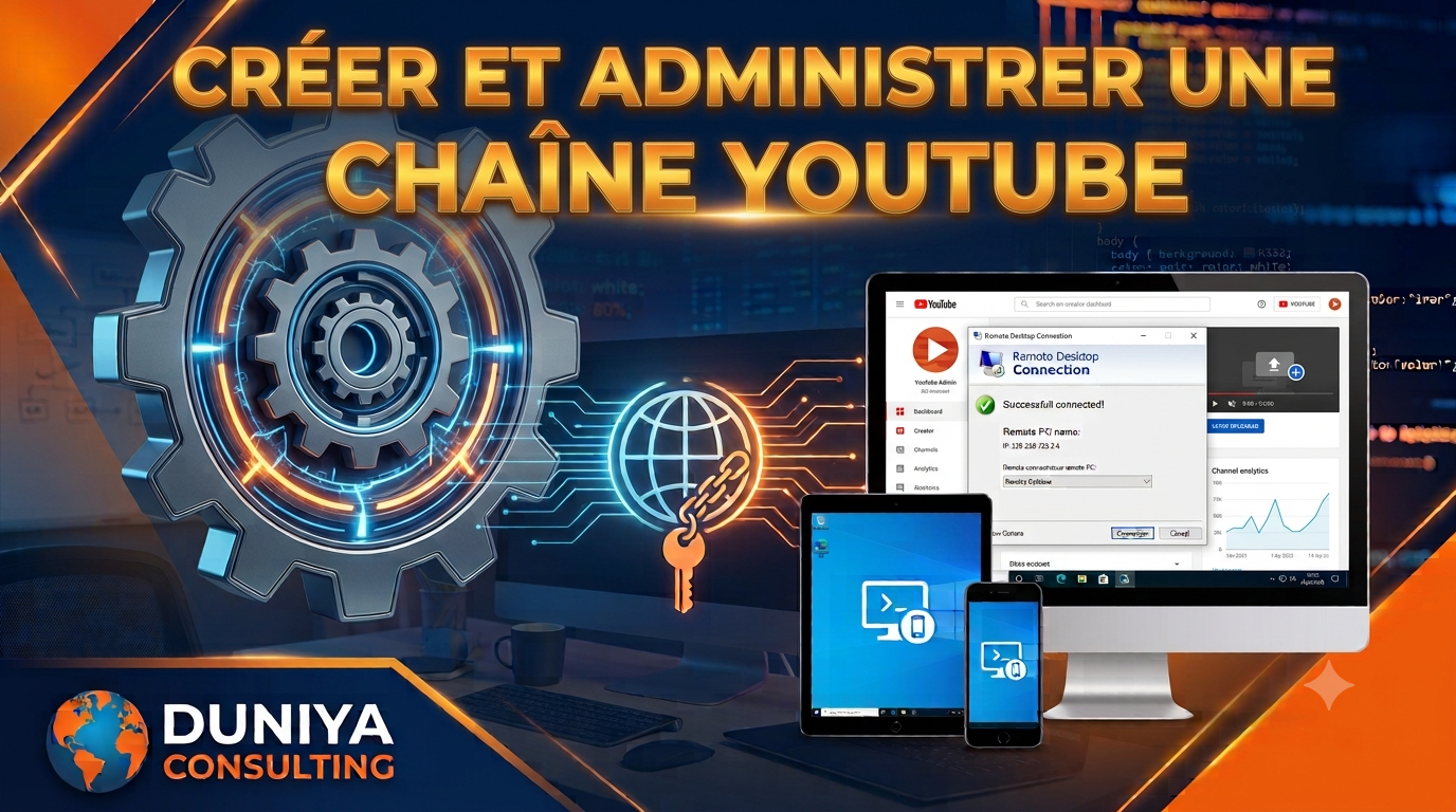 Créer et administrer une chaîne YouTube