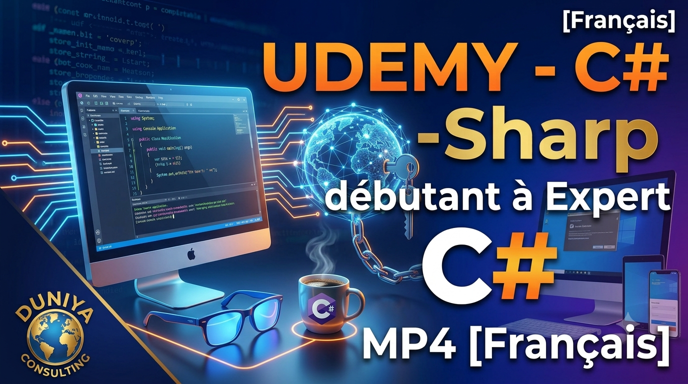 Udemy - Apprendre le C# (C-Sharp) de débutant à Expert MP4 [Français]